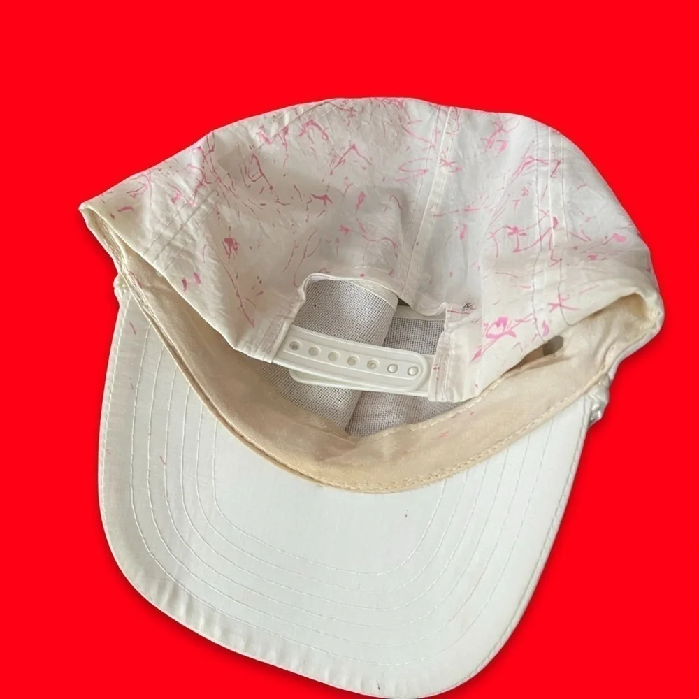 Vintage Sparky’s Beach Snapback Hat White OS - Picture 3 of 4